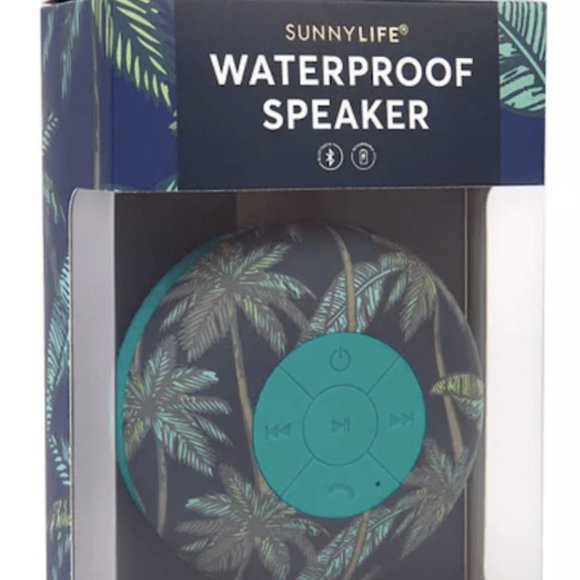 Sunnylife Palm Seeker Shower Speaker Factory Sealed In Box